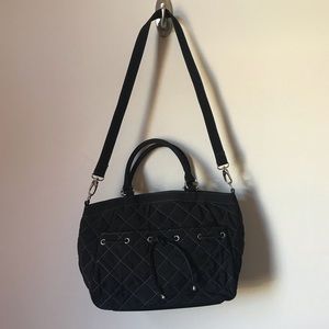 VERA BRADLEY Black Quilted Hand Bag